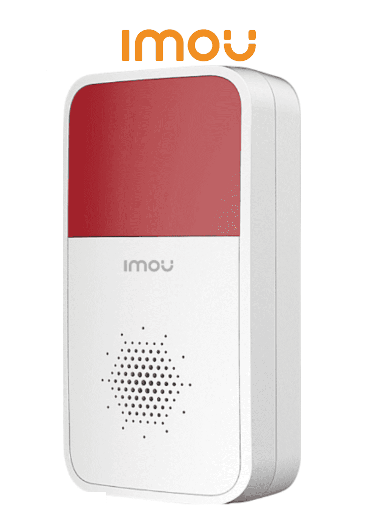 IMOU SIREN (ARA10-SW) - Sirena Inalambrica con Estrobo integrado/ 85 dB/ 433 MHz/ Baterias CR123A / #Seguridad