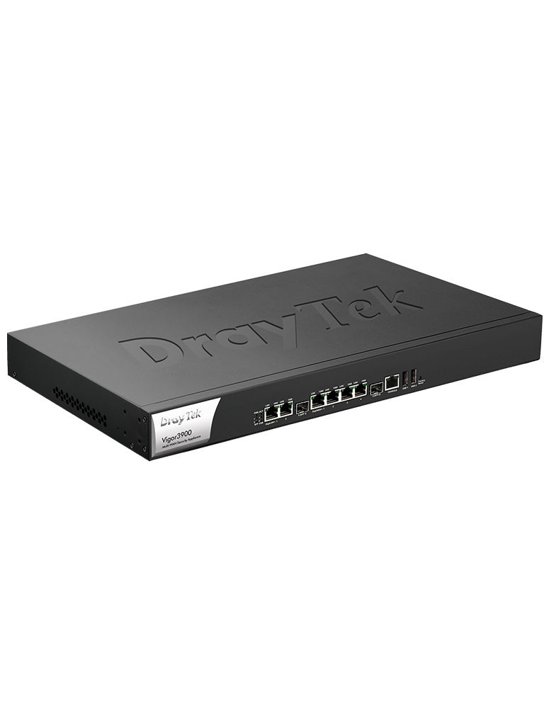 DRAYTEK VIGOR3900- Ruteador Multi WAN/ 500 VPN/ 4 Gigabit WAN/ 2 Gigabit LAN