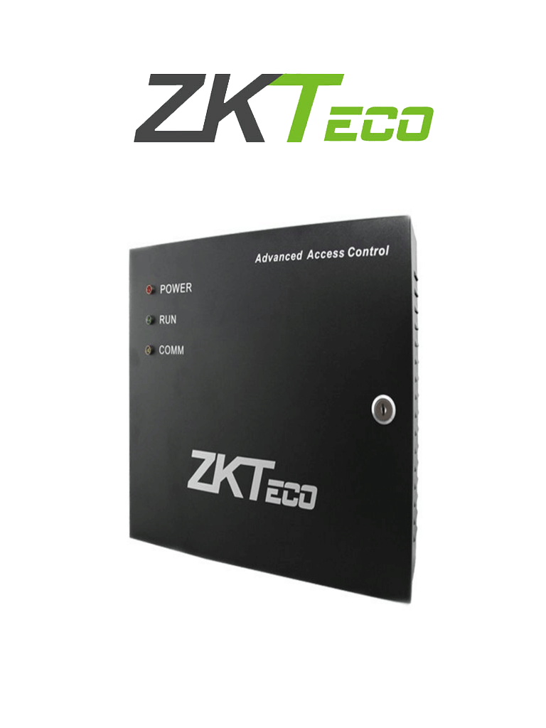 ZKTECO GABMET - Gabinete Metálico para Paneles ZKTECO/ Compatible con Paneles de Control de Acceso / Conexión para Batería de Respaldo