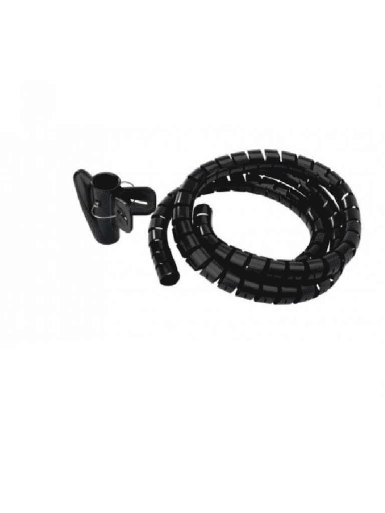 TVC 400-200N Organizador de Cable / Espiral / Color negro/ 1.5m / Rollo/ Diámetro 2cm