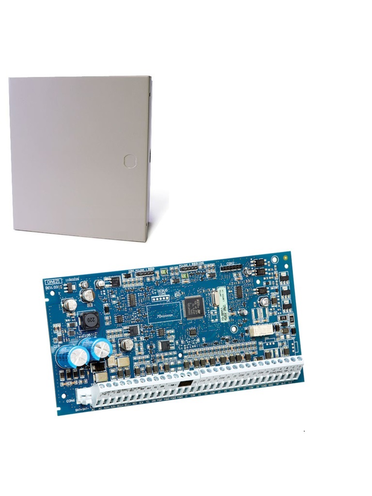 DSC HS2032NKCP01 - Kit que contiene Panel de Alarma PowerSeries NEO HS2032 Estándar SIA CP-01. 8 / 32 Zonas  Manual en InglEs y Gabinete Grande PC5003C 