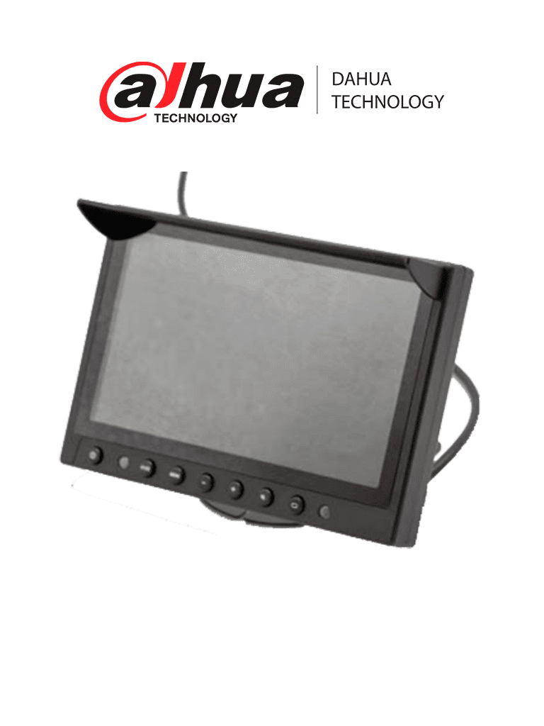 DAHUA MLCDF7-T - Monitor Led de 7 Pulgadas para Grabadores Moviles/ Pantalla Multitouch/ #LoNuevo