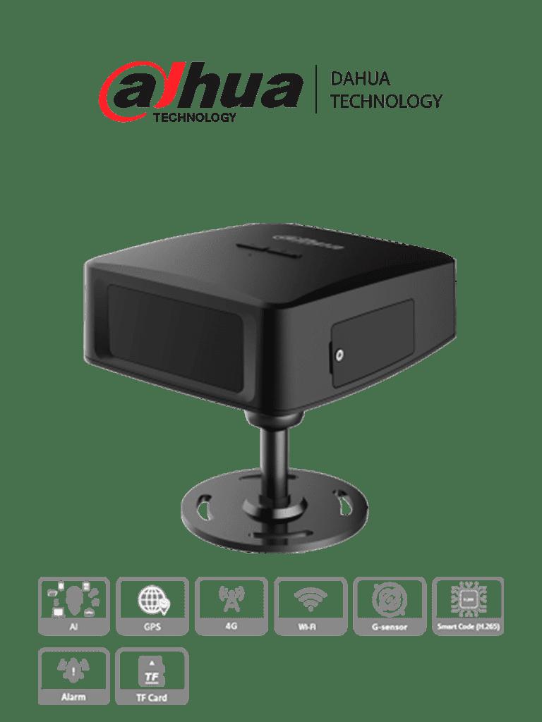 DAHUA DAE-CDMS8113-GFW - Camara para Tablero Vehicular de 1.3 Megapixeles/ Dashcam DSM 720p/ Campo de Vision 55°/ Micrófono y Altavoz Integrado/ 4G/ GPS/ WiFi/ Admite Camaras Moviles HDCVI Externas/ Compatible con Mobile Center/ #LoNuevo