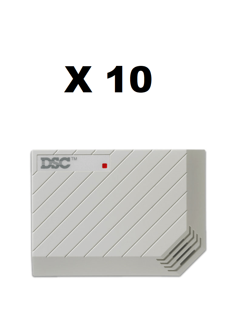 DSC DG50AU 10PACK - Paquete de 10 Detectores de Ruptura de Cristal Cableados. #PLANDEBENEFICIOS