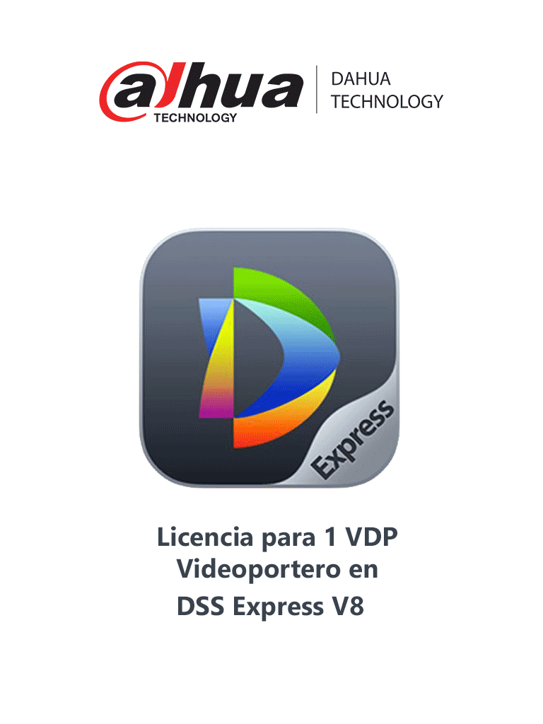 DAHUA DHI-DSSExpress8-VDP-Device-License - 1 Licencia de videoportero para DSS Express V8
