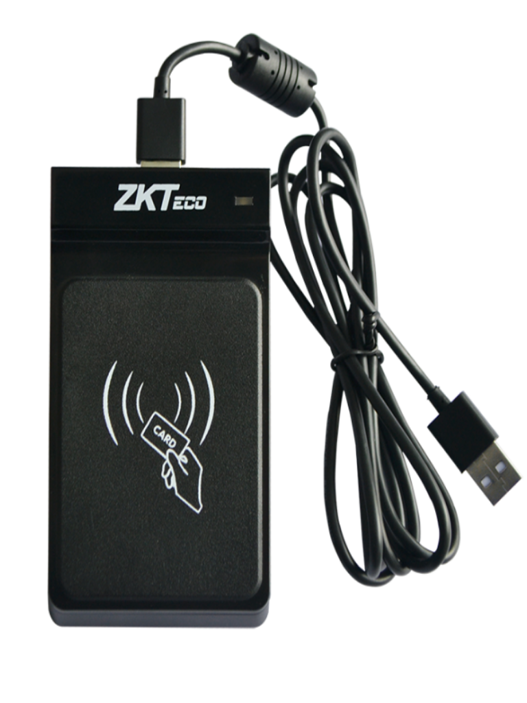 ZKTECO CR20ID - Lector Enrolador de Tarjetas ID/ Puerto  USB/ Compatible con IDCARD ZKTECO