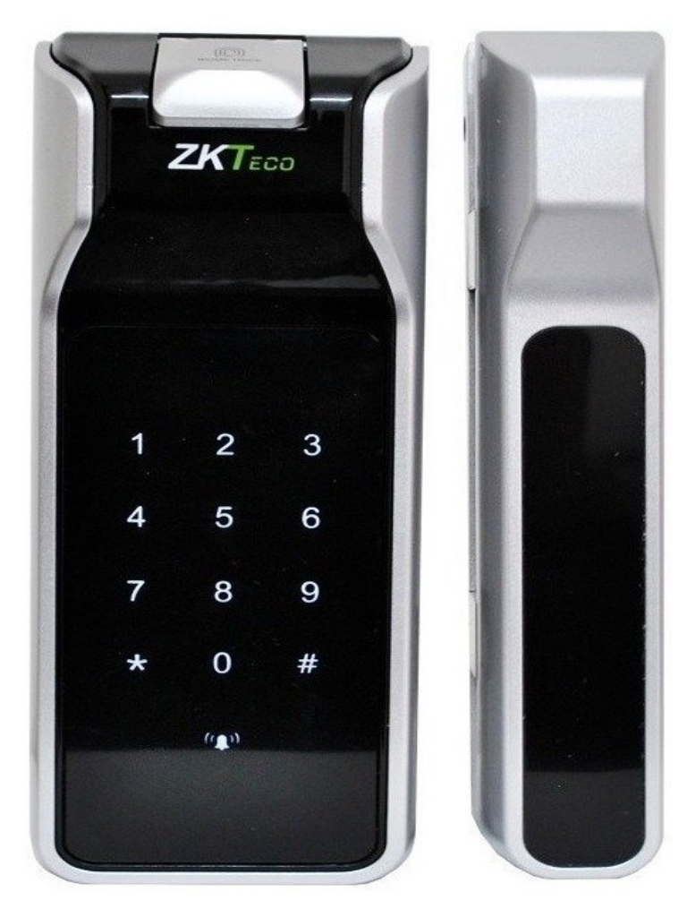 ZKTECO GL200 - Cerradura Biometrica para Puertas de Cristal / 100 Usuarios / Ancho de Puerta de 8 a 13 mm 