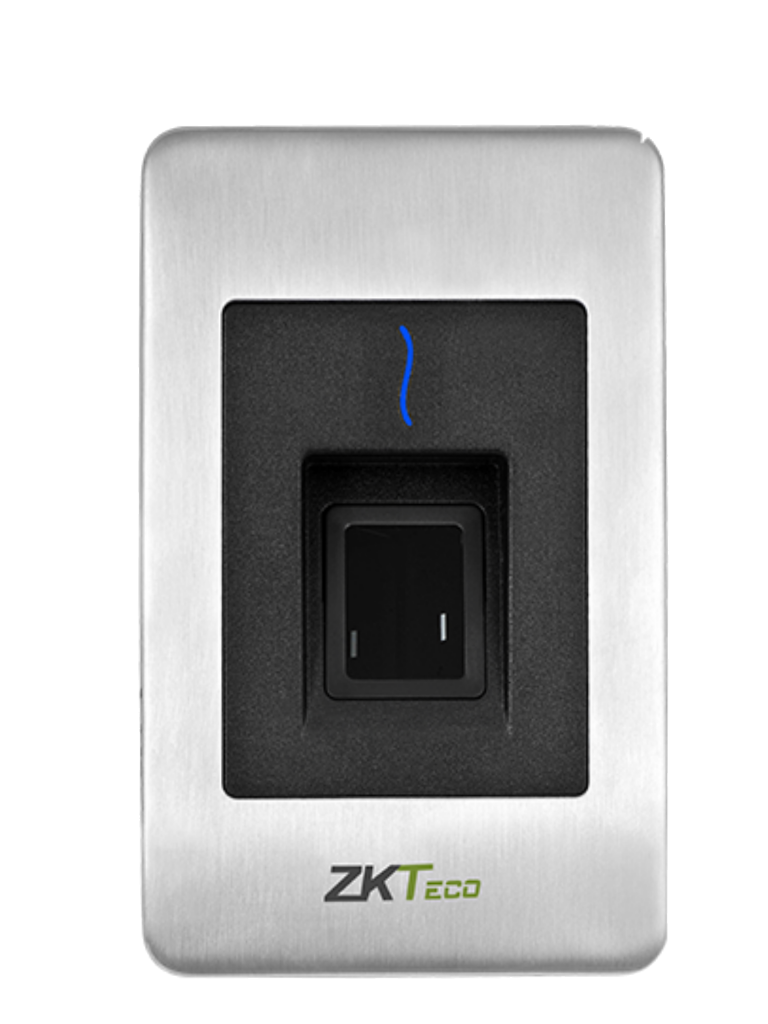ZKTECO FR1500ID - Lector Esclavo de Huella SILK ID / Tarjetas  ID 125  Khz /  IP65 /  RS485 /  LED Indicador de Estado / Compatible con Paneles InBio