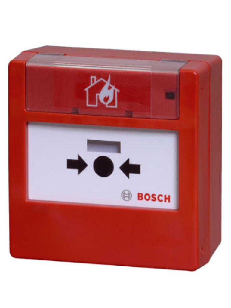 BOSCH F_FMC300RWGSRRD - Estacion manual color rojo / REARME / Montaje en superficie