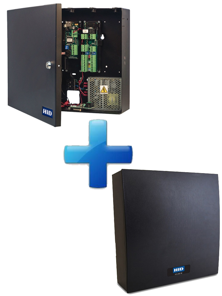 HID U90UHFPACK - Paquete de panel de control de acceso ACW2XN para entrada y salida o 2 puertas y antena U90 para tags UHF frecuencia de hasta 928Mhz