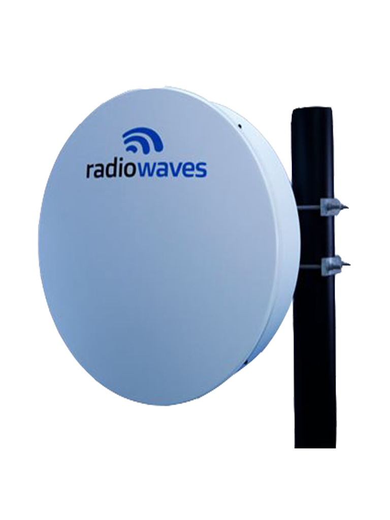 RADIOWAVES HPD247NS- Antena para Enlace PTP / Alto Desempeño / Doble Polaridad / 4.4-5.0GHz/ Incluye Radomo y Montaje /
