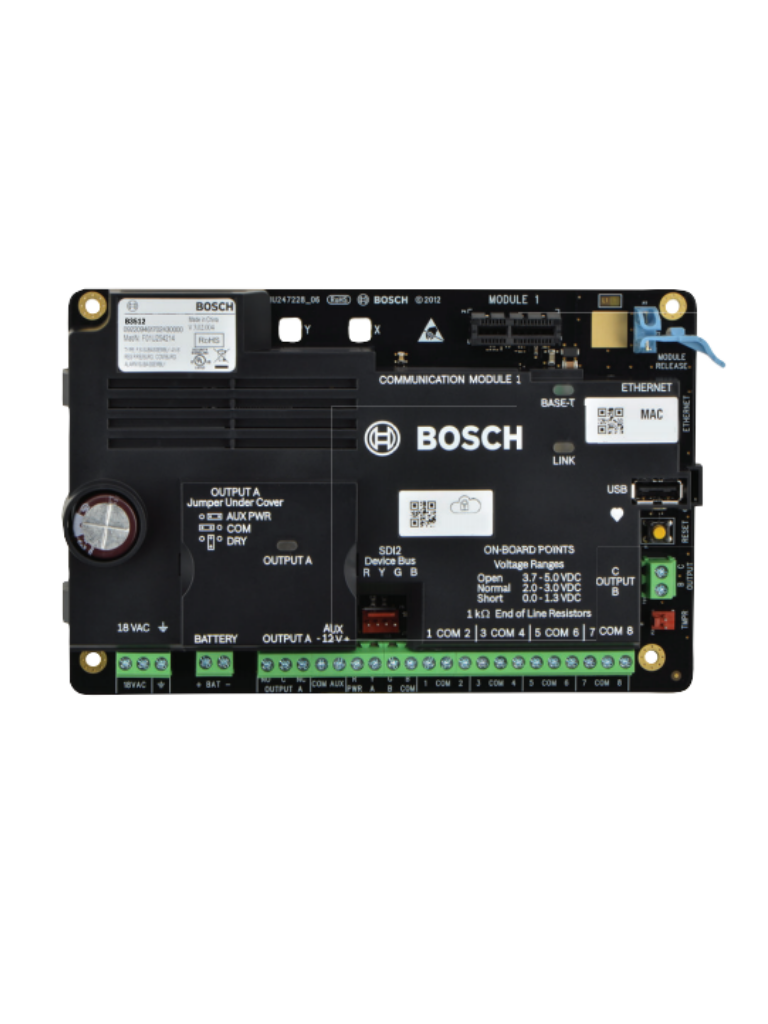 BOSCH I_B3512 - Panel de control para 16 puntos