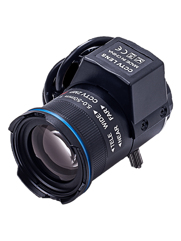 VIVOTEK AL23B - LENTE VARIFOCAL 5-50mm/ F2.0/ DC-iris/ 1/2.8