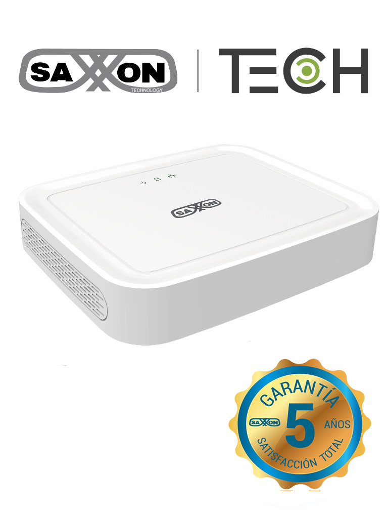 SAXXON TECH Z8304XECS - DVR 4 Canales  HDCVI pentahibrido  1080p  Lite / H264 /  HDMI / VGA / 1 Puerto SATA de hasta 8TB / P2P