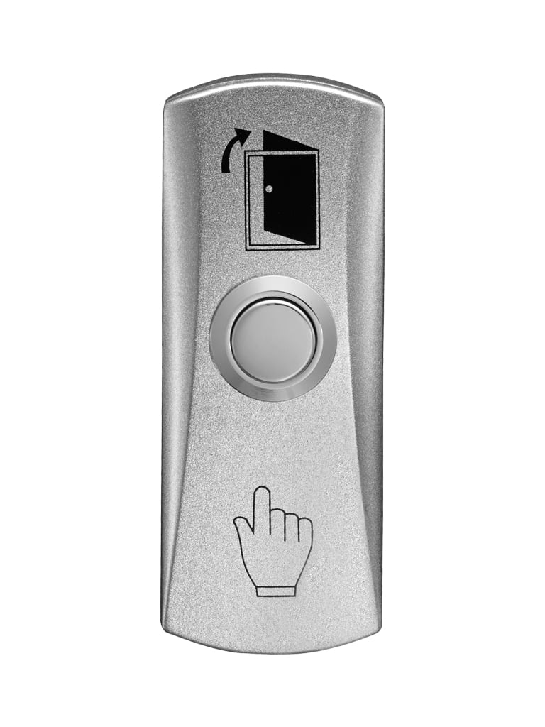 YLI PBK815 - Boton liberador de puerta de aluminio con caja integrada para facil instalacion / Funcion NO
