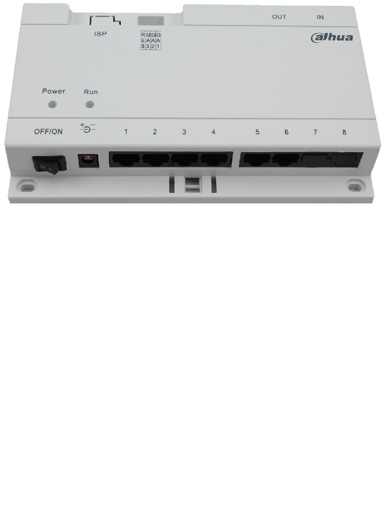DAHUA VTNS1060A -Switch 6 puertos / No administrable / CAT 5e / 24 VDC/ No incluye fuente #TocToc 