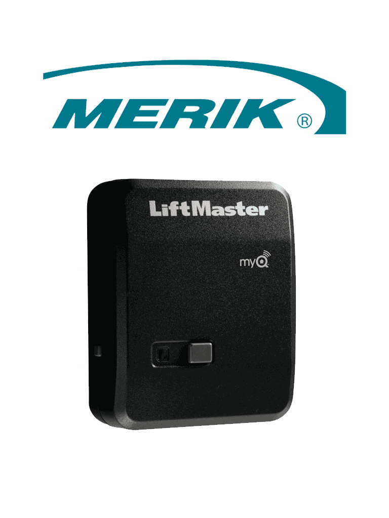 MERIK LM825 - Control para cochera para ADAPTARSE en pared controle su cochera desde un punto fijo en su domicilio