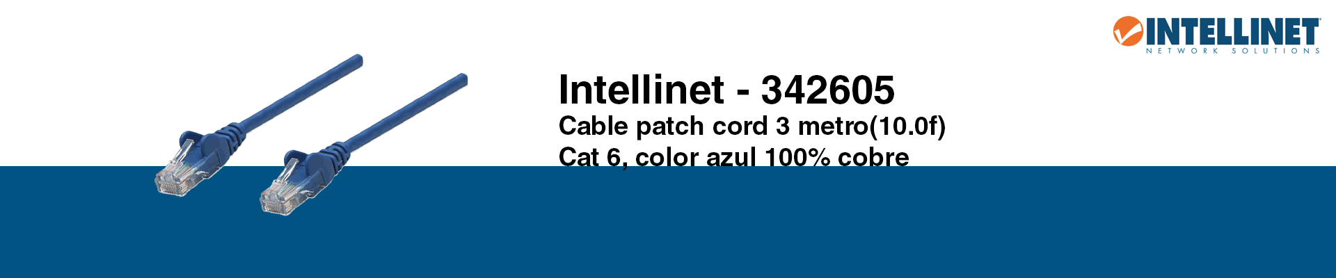 Cable-Patch-Cord-3-Metros-Cat-6-UTP-Azul-Intellinet-342605-3
