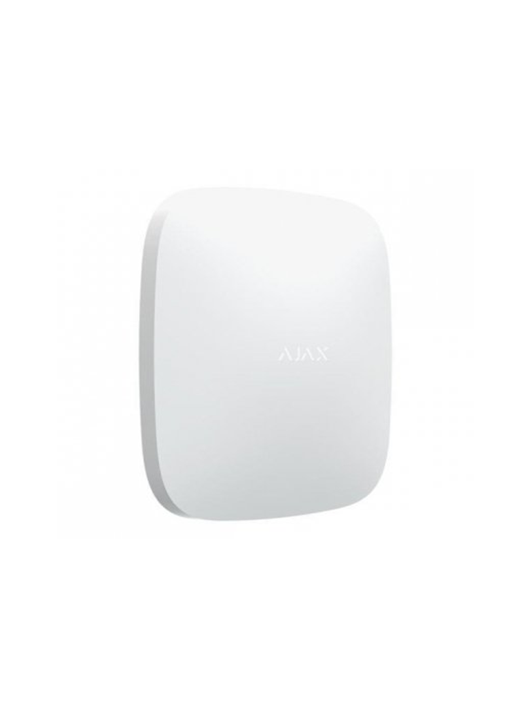 AJAX Hub2Plus W - Panel de alarma conexión Ethernet, WiFi, LTE Control mediante aplicación para smartphone. Color Blanco vista lateral izquierda
