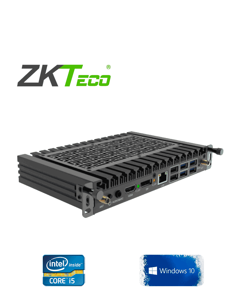 ZKTECO OPS8581 - Módulo OPS para Pantalla Interactiva ZK Serie IWB - Procesador Intel Core I5 / 8 GB DDR RAM / Disco Duro SSD de 128 GB