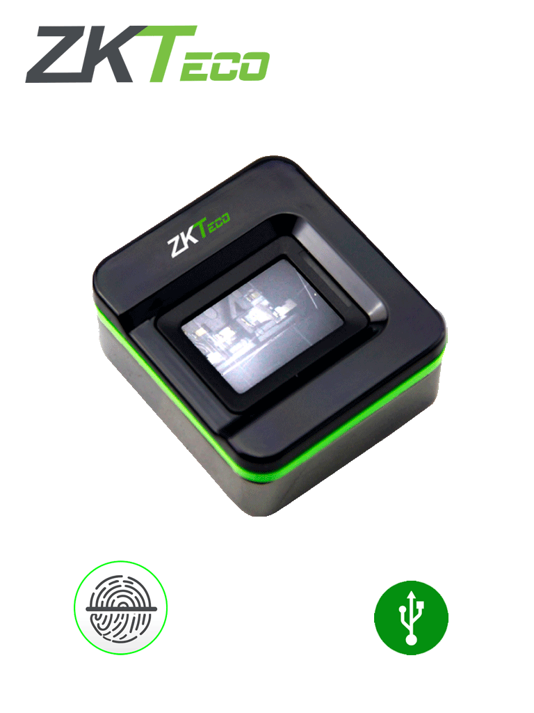 ZKTECO SLK20R - Enrolador de Huella Digital por USB / SILK ID / Conexión de Alta Velocidad USB 2.0
