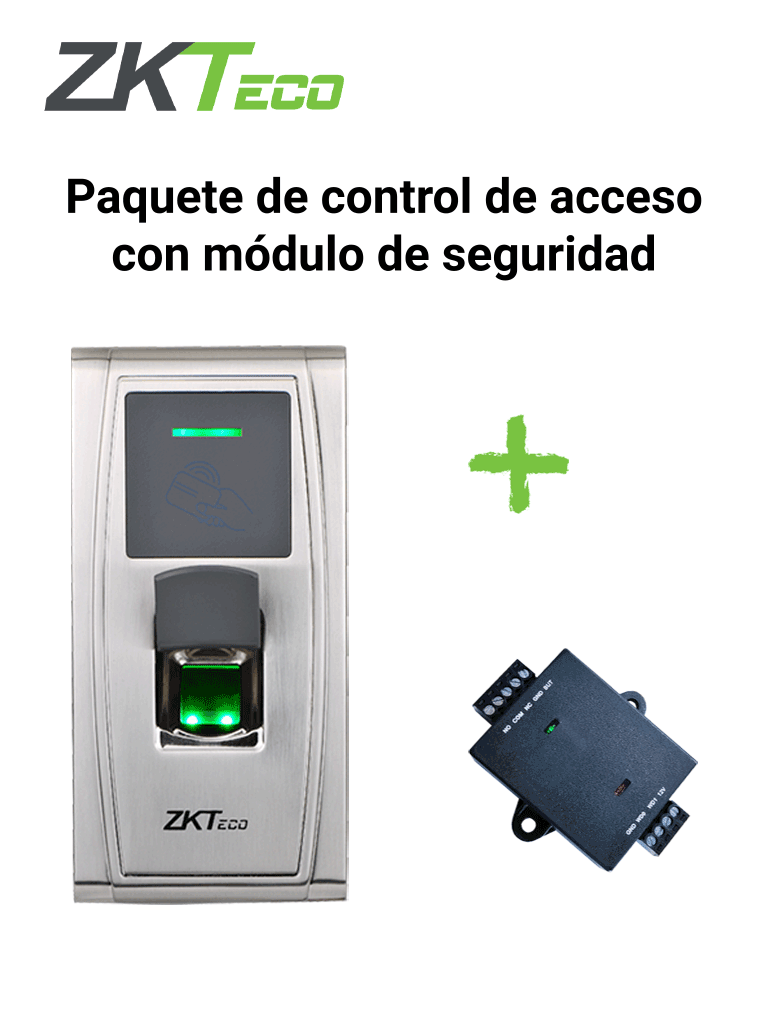 ZKTECO MA300SRB - Paquete de control de acceso y asistencia MA300 con Módulo de seguridad SRB para una puerta