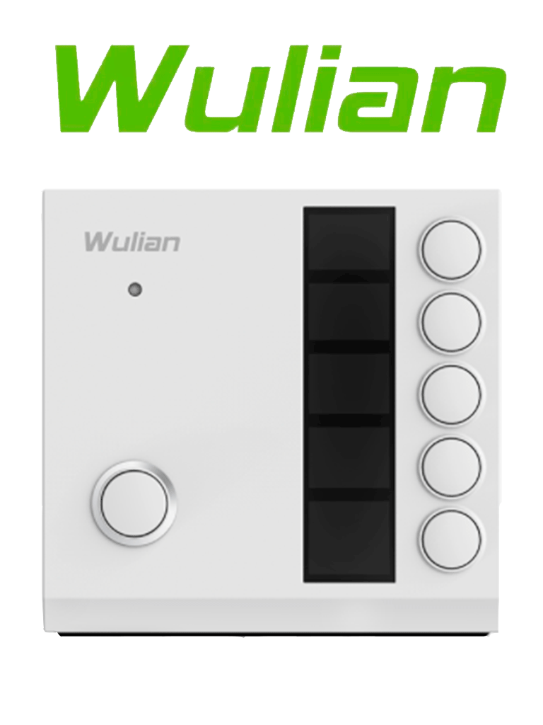 WULIAN ZCENEW - Interruptor para la creacion de Escenas/  Zigbee / Activa Escena con una sola Tecla / Controla Luces, Cortinas, Electronicos, audio, etc/ Administracion y control desde Celular 