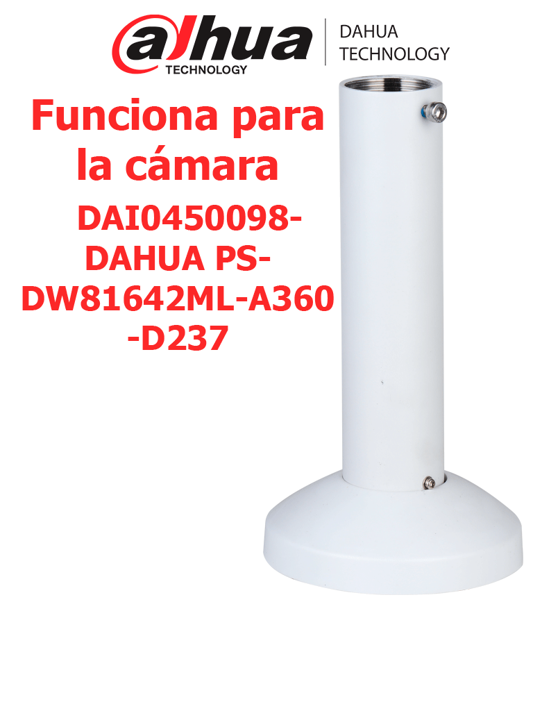 DAHUA PFB710C-SG - Adaptador para Montaje en Techo compatible con Camaras PTZ PSDW81642M