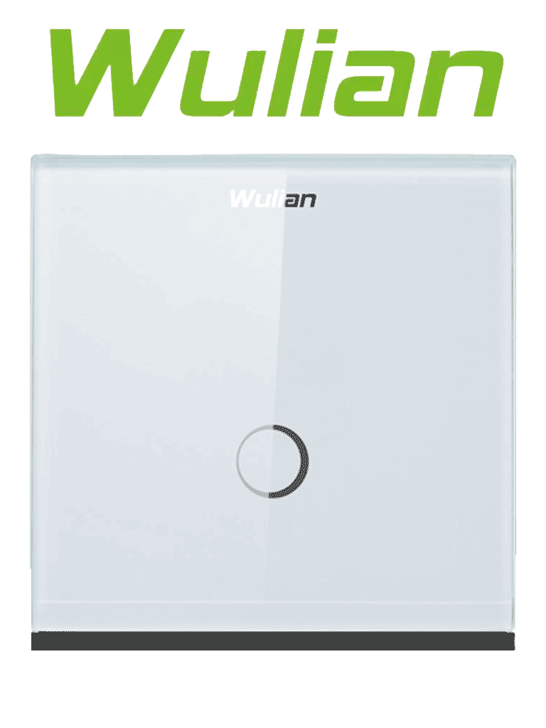 WULIAN SWITCHT1L - Apagador Inteligente / Touch, Conexión L / 1 Botón / 10 Amp /  Zigbee / Carga mínima 15 watts