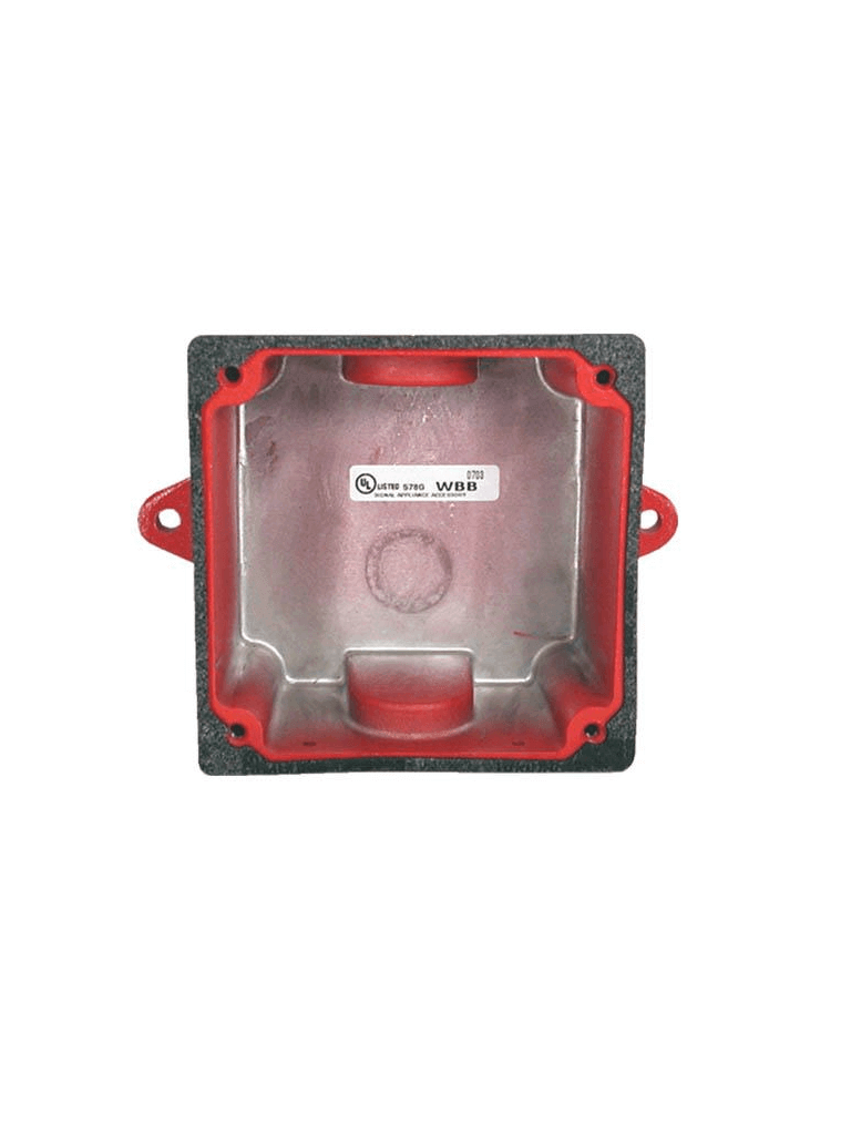 BOSCH F_WBBR- Caja trasera resistente para la interperie color rojo