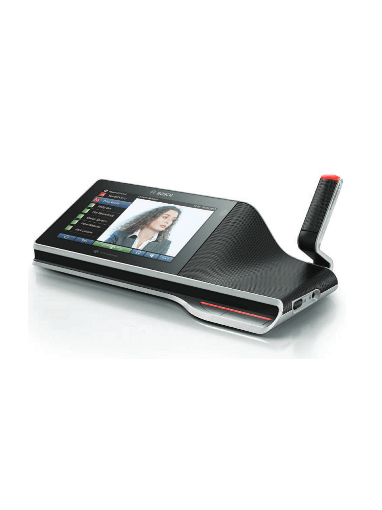 BOSCH M_DCNMMMD2- Dispositivo multimedia DICENTIS/ Pantalla Tactíl capacitiva 7"/ Lector de tarjetas NFC