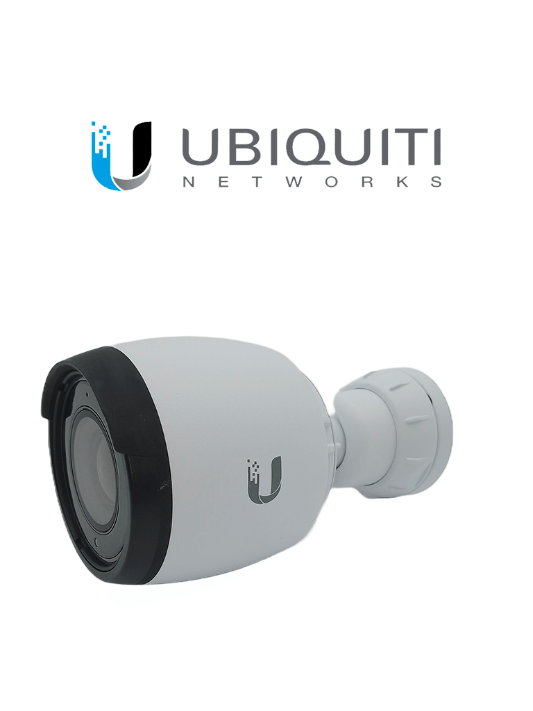 Ubiquiti UVC-G4-PRO - Cámara IP bullet 4K/ Compresión H.264/ 24 FPS/ Alimentación PoE/ Micrófono integrado/ Administrable a través de UniFi Protect