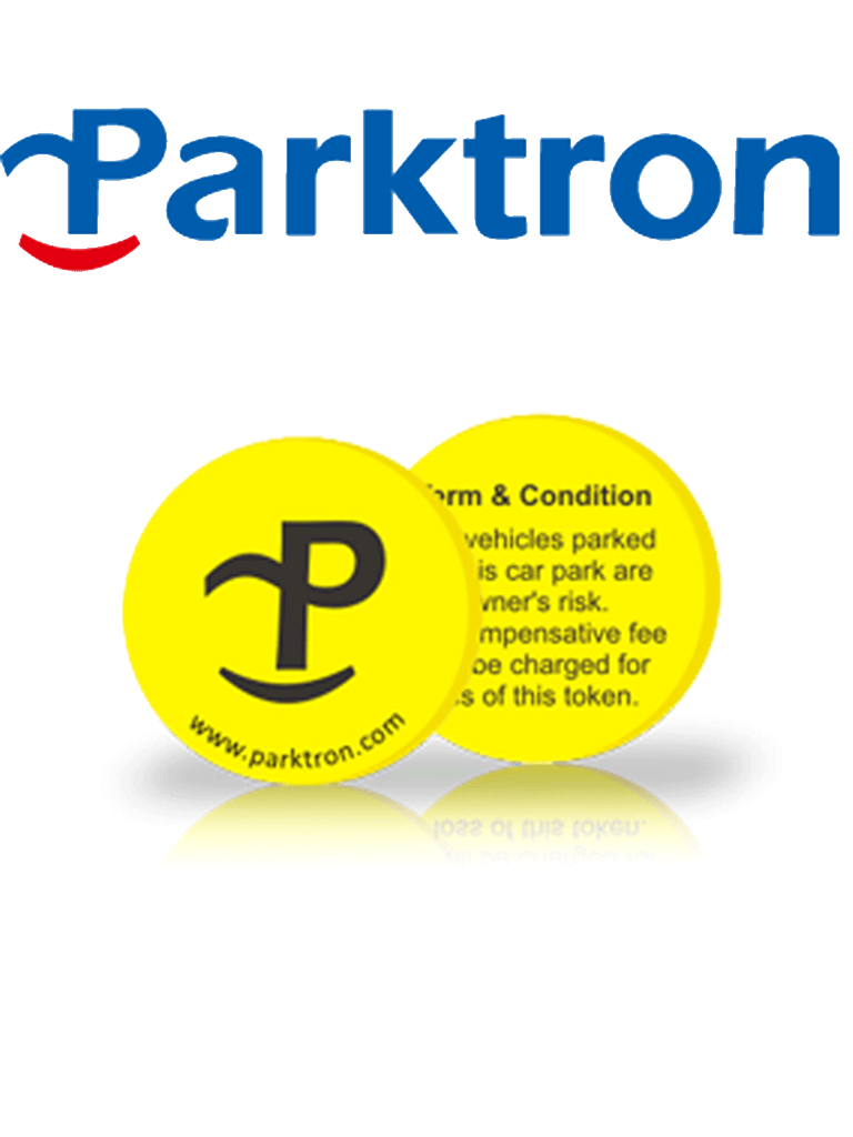 PARKTRON PKTCC250 - Paquete con 250 chipcoin para sistema de cobro de estacionamiento/ Reutilizables/ Sobrepedido