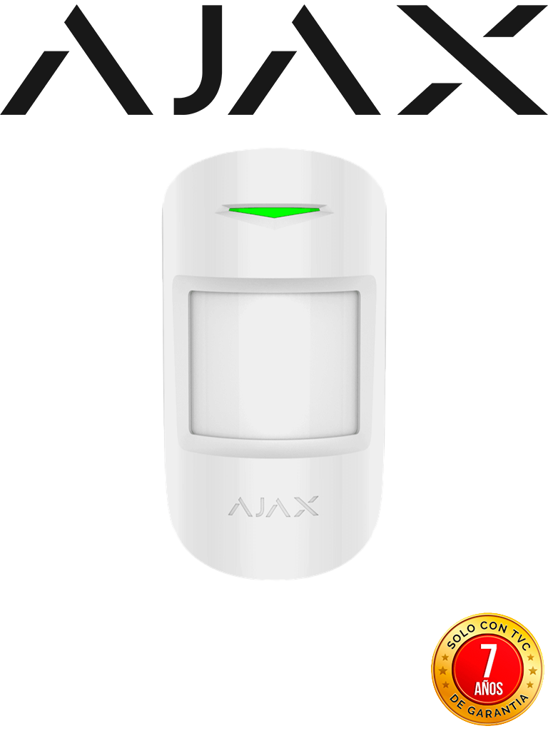 AJAX MotionProtectW - Detector de movimiento inalámbrico. Color Blanco