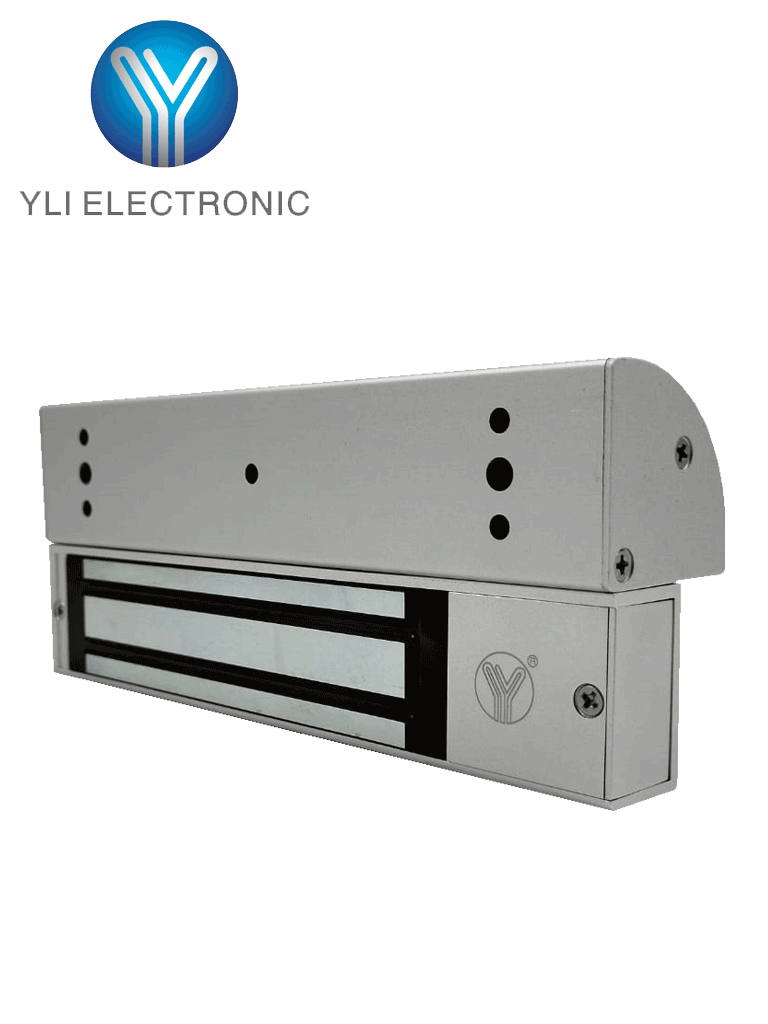 YLI YM180NCLPACK - Paquete de Cerradura Magnética YM180NLED con Soporte de Fijación MBK180NLC