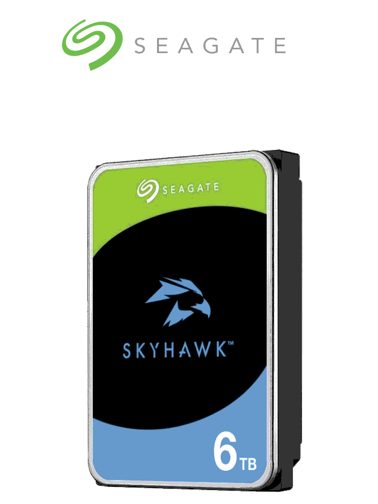 SEAGATE 6TB ST6000VX009  Disco duro de 6 TB / Skyhawk/ 3.5  256MB Caché / SATA III, 6Gbit/s, Caché