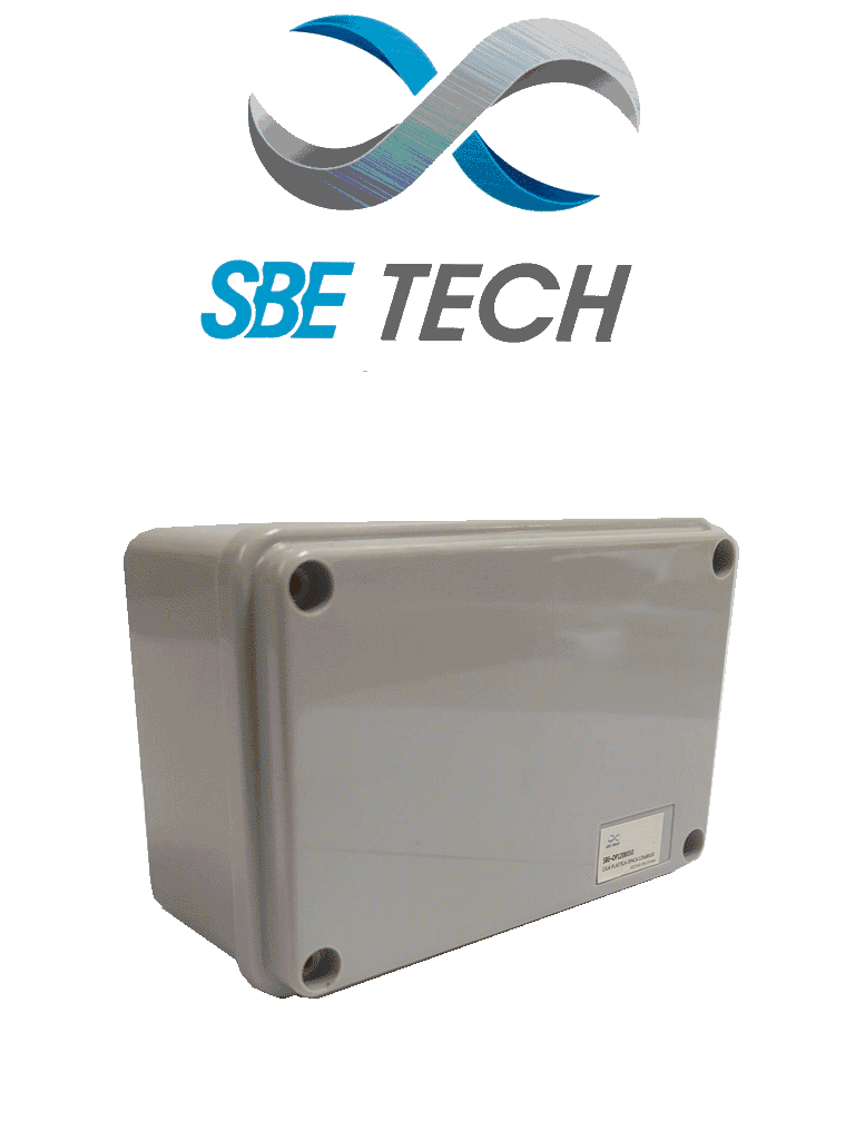 SBETECH OP1208050- Caja plástica de tapa opaca / 100mm X 100mm X 50mm / Multiusos/ Grado de protección IP66 / Fabricado en material Autoextinguible/ Resistente a la abrasión