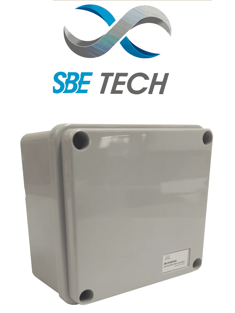 SBETECH SBE-OP15011070 Gabinete plástico con cubierta opaca / 150 mm alto / 110 mm ancho / 70 mm profundidad