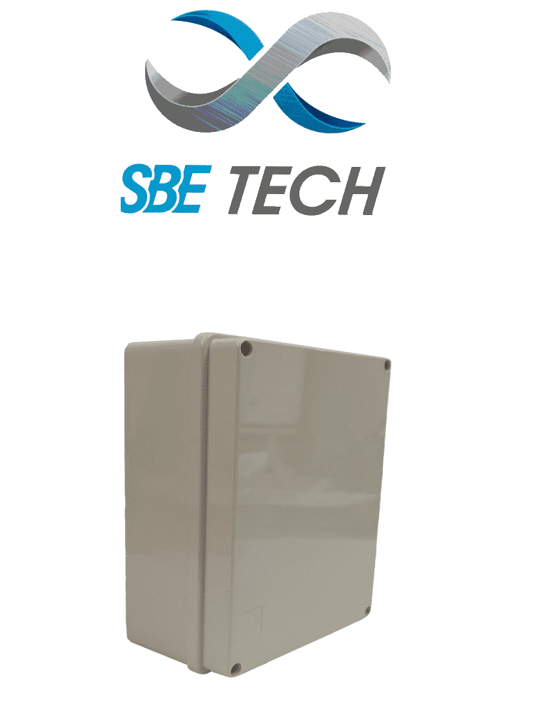 SBETECH OP19014070- Caja plástica de tapa opaca / 100mm X 100mm X 50mm / Multiusos/ Grado de protección IP66 / Fabricado en material Autoextinguible/ Resistente a la abrasión